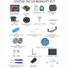 Robo kit DIYGO Мобильный робот с колесами всенаправленного движения - «globural.ru» - Можайск