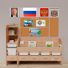 Уголок патриотического воспитания для дошкольников "Россия" Стандартный - «globural.ru» - Можайск