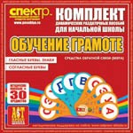 Комплект динамических раздаточных пособий - Обучение грамоте (веера). Гласные буквы, знаки, согласные буквы. - «globural.ru» - Можайск