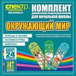 Комплект динамических раздаточных пособий - Окружающий мир (шнуровки). Животные, природа и человек, растения и грибы. - «globural.ru» - Можайск