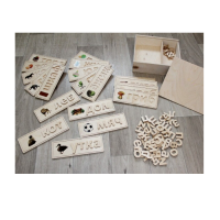 Слова-вкладыши и деревянный алфавит - «globural.ru» - Можайск