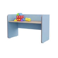 Стол для речевых игр из коллекции «НЕГА» (цвет голубой) - «globural.ru» - Можайск