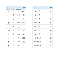 Комплект карточек (10) "Обучающий калейдоскоп. Умножение и деление в два шага" - «globural.ru» - Можайск