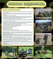 Стенд "Огневая подготовка" (вариант 2) - «globural.ru» - Можайск