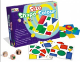 Игра развивающая геометрическая "Форма, размер, цвет" - «globural.ru» - Можайск