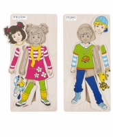 Развивающий пазл "Аника и Денис" - «globural.ru» - Можайск