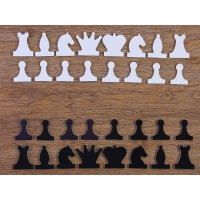 Набор магнитных фигур для демонстрационных шахмат - «globural.ru» - Можайск