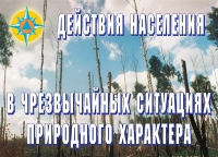 Комплект плакатов "Действия населения в ЧС природного характера" - «globural.ru» - Можайск