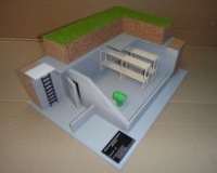 Макет встроенного противорадиационного укрытия (маленький вариант) - «globural.ru» - Можайск