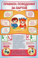 Стенд "Правила поведения за партой" - «globural.ru» - Можайск