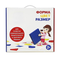 Подвижная развивающая игра "Форма, цвет, размер" - «globural.ru» - Можайск
