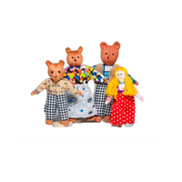 Набор шагающих кукол к сказке "Три медведя" - «globural.ru» - Можайск