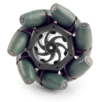 Технологичное колесо Mecanum 4" Mecanum Wheel 4" для конструктора VEX (4 штуки в упаковке) - «globural.ru» - Можайск