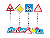 Комплект стоек "Дорожные знаки №2" - «globural.ru» - Можайск