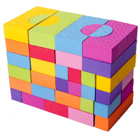 Конструктор мягкий 56 блоков - «globural.ru» - Можайск