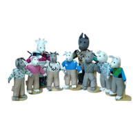 Набор шагающих кукол к сказке "Волк и семеро козлят" - «globural.ru» - Можайск