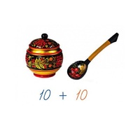 Счетный материал на магнитах "Хохлома" - «globural.ru» - Можайск