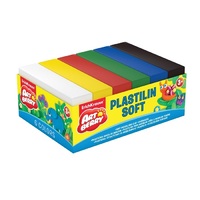 Пластилин мягкий Artberry 6 цветов/300 г, картонный поддон - «globural.ru» - Можайск