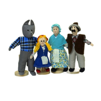 Набор шагающих кукол к сказке "Красная Шапочка" - «globural.ru» - Можайск