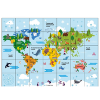 Коврик для логобота Пчелка "Карта Мира" - «globural.ru» - Можайск