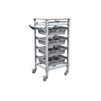 Тележка 1-секционная для учебных наборов и цифровых лабораторных комплексов SenseDisc - «globural.ru» - Можайск