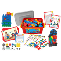 Конструктор STEM "Шестеренки" начальный уровень 200 деталей - «globural.ru» - Можайск