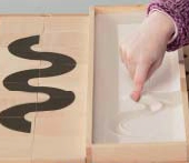 Комплект психолога Пертра. Дополнительный набор с песком для развития графомоторики c пластинами - «globural.ru» - Можайск