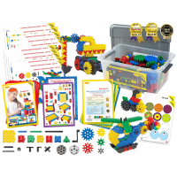 Конструктор STEM "Шестеренки" 300 деталей - «globural.ru» - Можайск