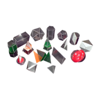 Набор прозрачных геометрических тел с сечениями (разборный) - «globural.ru» - Можайск