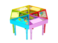 Творческая лаборатория. Стол для детей. Комплектация стандарт - «globural.ru» - Можайск