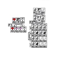 Модель-аппликация "Неполное доминирование и взаимодействие генов" (ламинированная) - «globural.ru» - Можайск