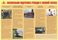 Плакат "Обязательная подготовка граждан к военной службе" - «globural.ru» - Можайск