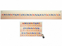 Интерактивный стенд-лента "Алфавит" адаптивный, с сенсорным пультом управления и планшетом со шрифтом Брайля (иностранный язык) - «globural.ru» - Можайск