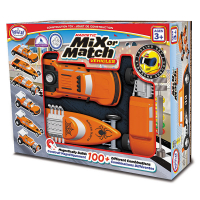 Магнитный конструктор Транспорт "Смешай и собери". Серия Гонка   Стартовый набор - «globural.ru» - Можайск