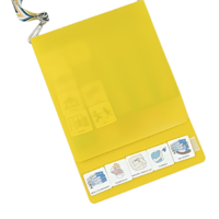 Коммуникативная книга с карточками PECS/ПЭКС (Большая, цвет желтый) - «globural.ru» - Можайск