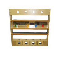 Настенный модуль с объемными телами и зеркалами 70 *10 *70 см - «globural.ru» - Можайск