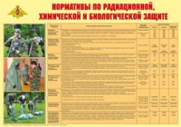 Плакат "Нормативы по радиационной, химической и биологической защите" - «globural.ru» - Можайск