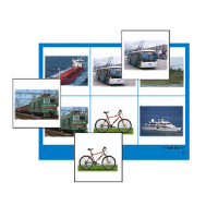 Лото "Транспорт" (4 планшета, 24 карточки, цветное, ламинированное) - «globural.ru» - Можайск