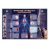 Электрифицированный стенд "Вредные привычки: наркомания" - «globural.ru» - Можайск