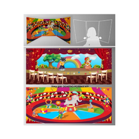 Стенд для сюжетно-ролевых игр 2-х сторонний (Цирк, театр) - «globural.ru» - Можайск