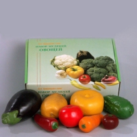 Набор муляжей овощей 8 штук - «globural.ru» - Можайск