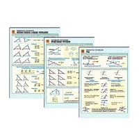 Комплект таблиц раздаточных "Планиметрия. Треугольники" (цвет., лам., 6 шт.) - «globural.ru» - Можайск