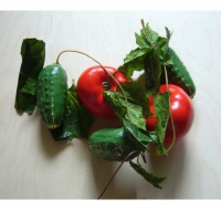 Ветка муляжей "Ассорти" (овощи) - «globural.ru» - Можайск