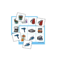 Лото "Бытовая техника" (4 планшета, 24 карточки, цветное, ламинированное) - «globural.ru» - Можайск