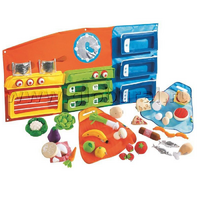 Дидактическое панно "Моя кухня" с комплектом дидактических мягких продуктов (ВИК) - «globural.ru» - Можайск