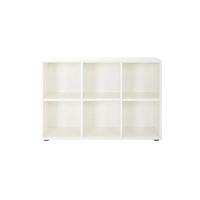 Стеллаж открытый 6 секций белый - «globural.ru» - Можайск