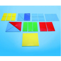 Набор пластин для представления дробей в виде квадратов - «globural.ru» - Можайск