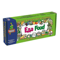 Домино пластмассовое на английском языке «Еда» - «globural.ru» - Можайск