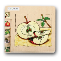 Развивающий пазл "Яблоко" - «globural.ru» - Можайск