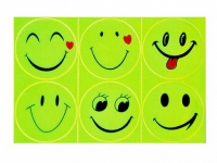 Комплект световозвращающих наклеек "Смайлики" - «globural.ru» - Можайск
